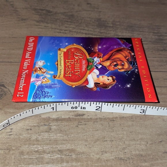Beauty and the Beast Enchanted Christmas Pin - Picture 5 of 5